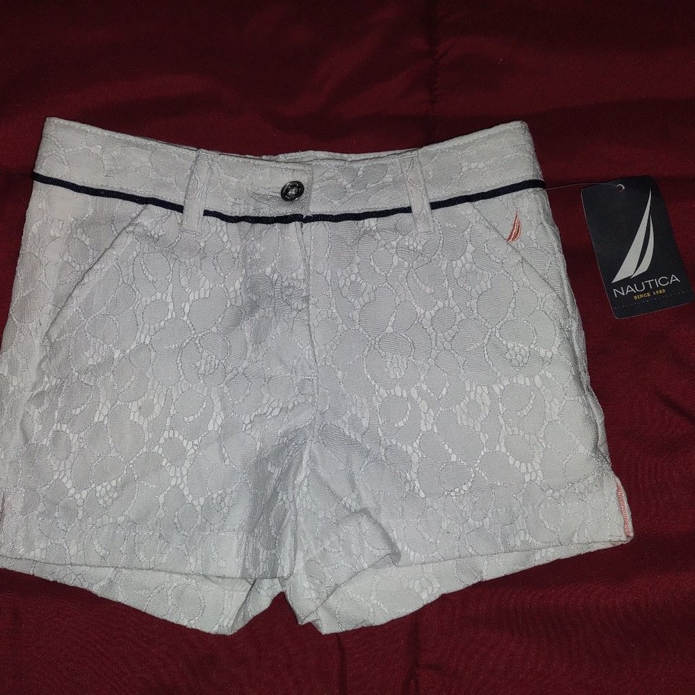 NWT White Nautica Shorts Size 5